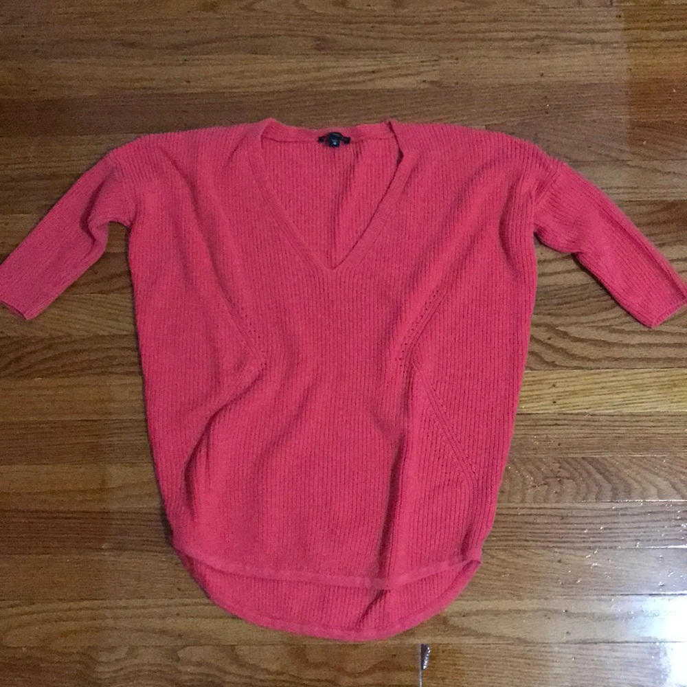 Express oversized xs sweater - coral color